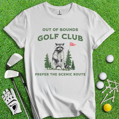 Out Of Bound Golf Club T-shirt - TeeHee Golf Gear