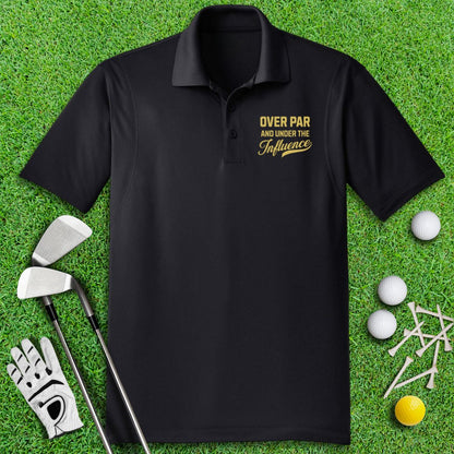 Over Par Under Influence Polo Shirt - TeeHee Golf Gear