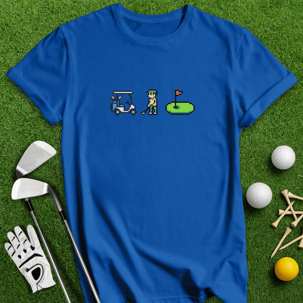 Pixel Golf T-shirt - TeeHee Golf Gear