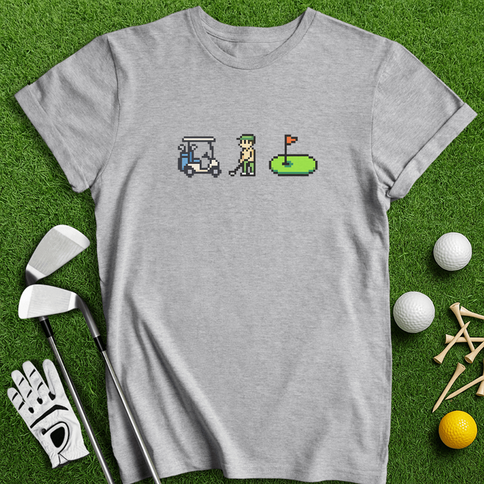 Pixel Golf T-shirt - TeeHee Golf Gear