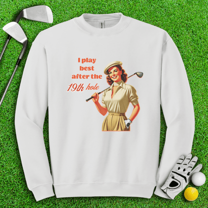 Play Best After 19th Hole Crewneck - TeeHee Golf Gear