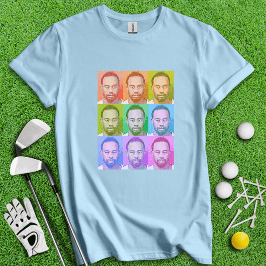 Pop Art T-shirt - TeeHee Golf Gear