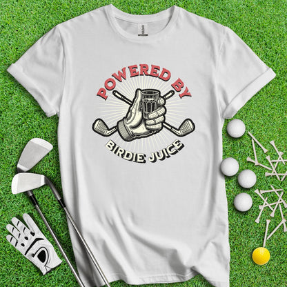 Powered By Birdie Juice T - Shirt - TeeHee Golf Gear