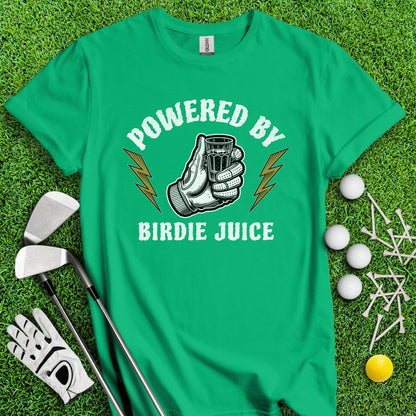 Powered By Birdie Juice T - Shirt - TeeHee Golf Gear