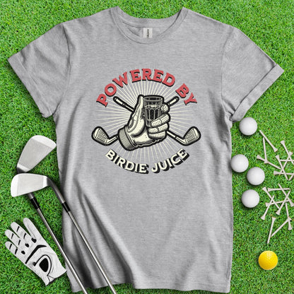 Powered By Birdie Juice T - Shirt - TeeHee Golf Gear