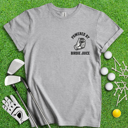 Powered By Birdie Juice T - Shirt - TeeHee Golf Gear