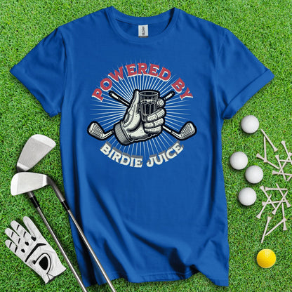 Powered By Birdie Juice T - Shirt - TeeHee Golf Gear