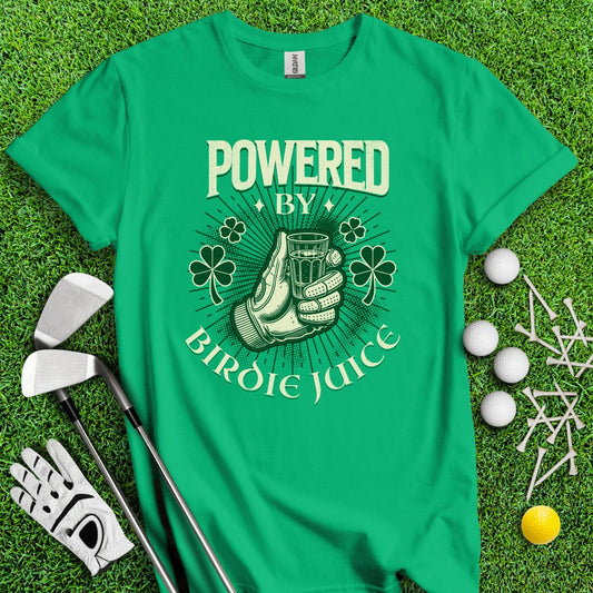 Powered By Birdie Juice T - Shirt - TeeHee Golf Gear