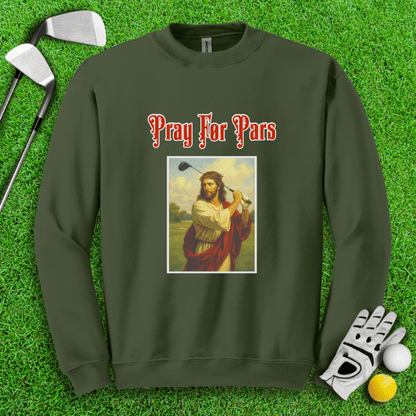 Pray For Pars Crewneck - TeeHee Golf Gear