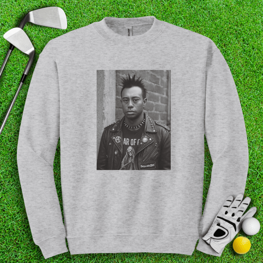 Punk Tiger Crewneck - TeeHee Golf Gear