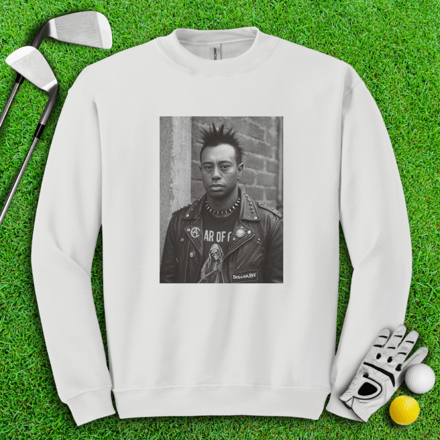 Punk Tiger Crewneck - TeeHee Golf Gear