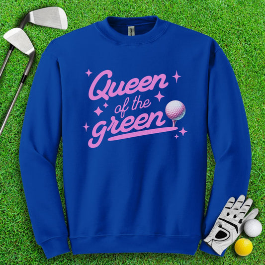 Queen of the Green Golf Crewneck - TeeHee Golf Gear