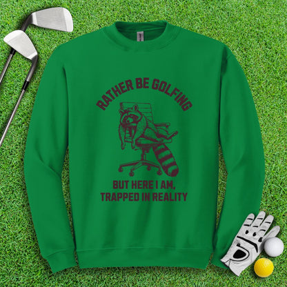 Rather Be Golfing Crewneck - TeeHee Golf Gear