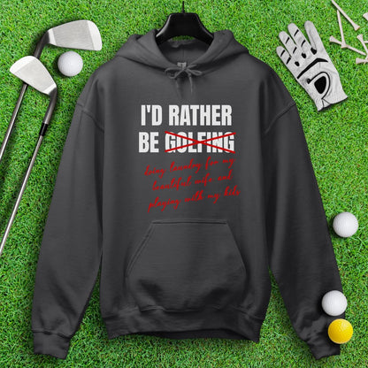 Rather Be Golfing I Mean Laundry Hoodie - TeeHee Golf Gear