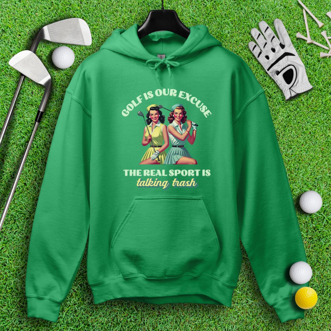 Real Sport Is Talking Trash Hoodie - TeeHee Golf Gear
