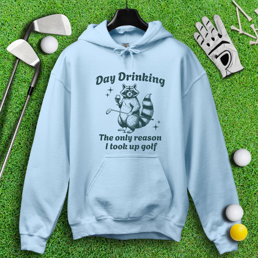 Reason To Golf: Day Drinking Hoodie - TeeHee Golf Gear