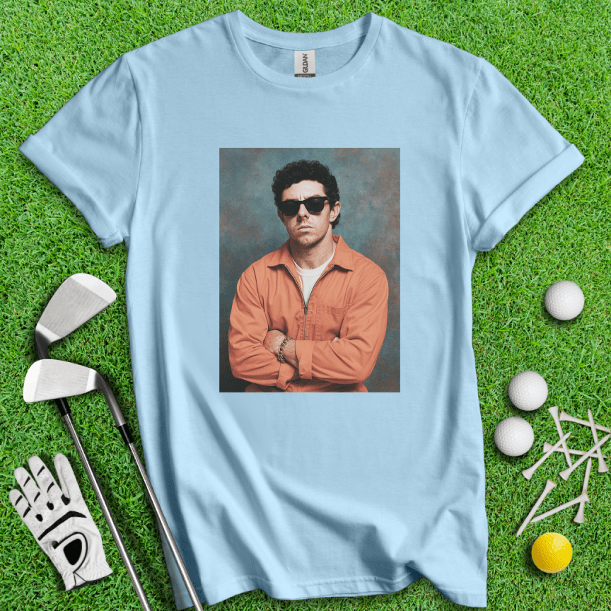 Rory McIlroy Retro Mugshot T-Shirt - TeeHee Golf Gear