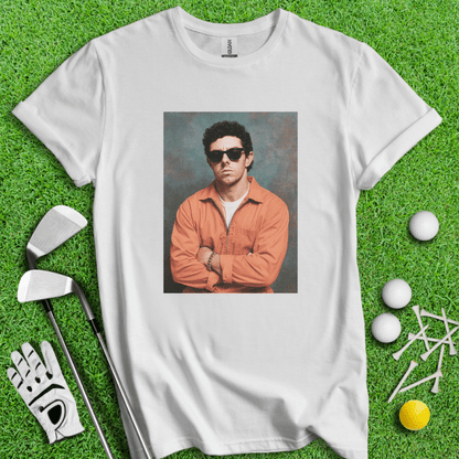 Rory McIlroy Retro Mugshot T-Shirt - TeeHee Golf Gear
