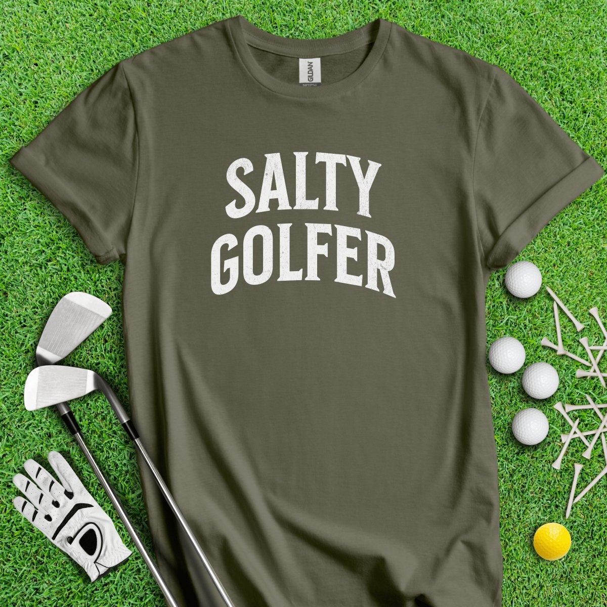 Salty Golfer T - Shirt - TeeHee Golf Gear