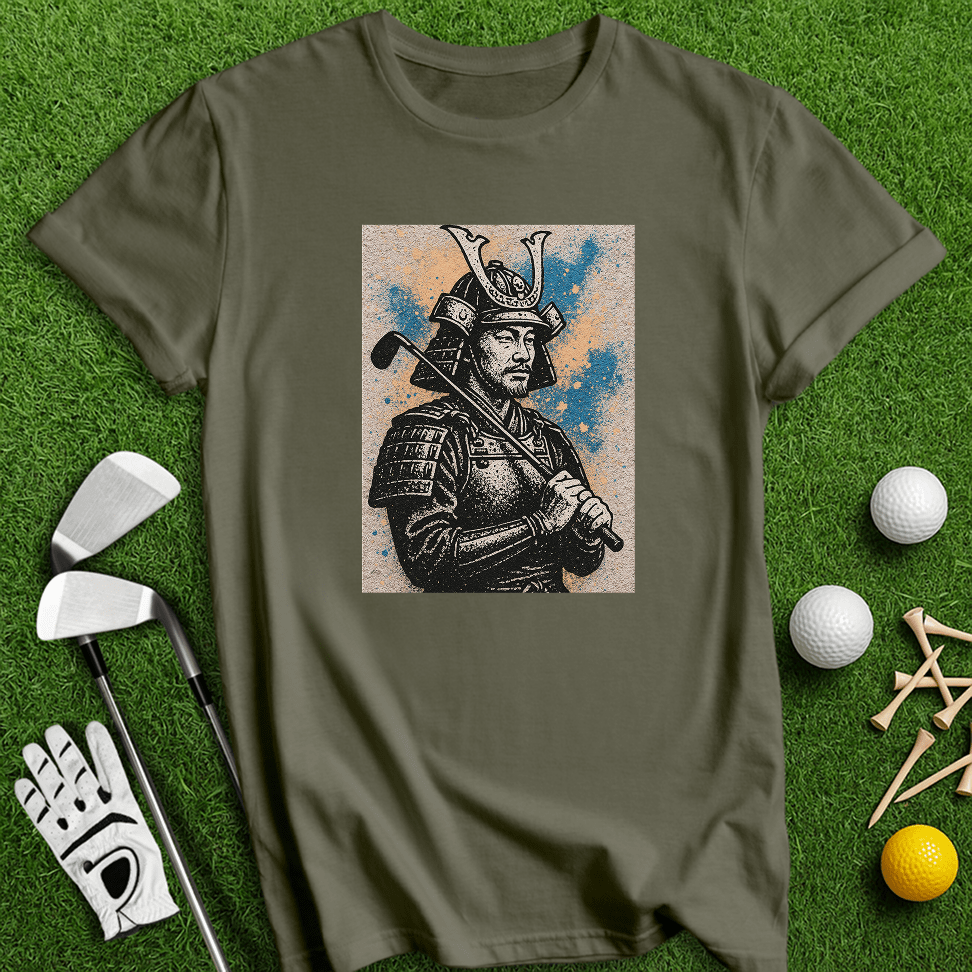 Samurai Golfer T-shirt - TeeHee Golf Gear