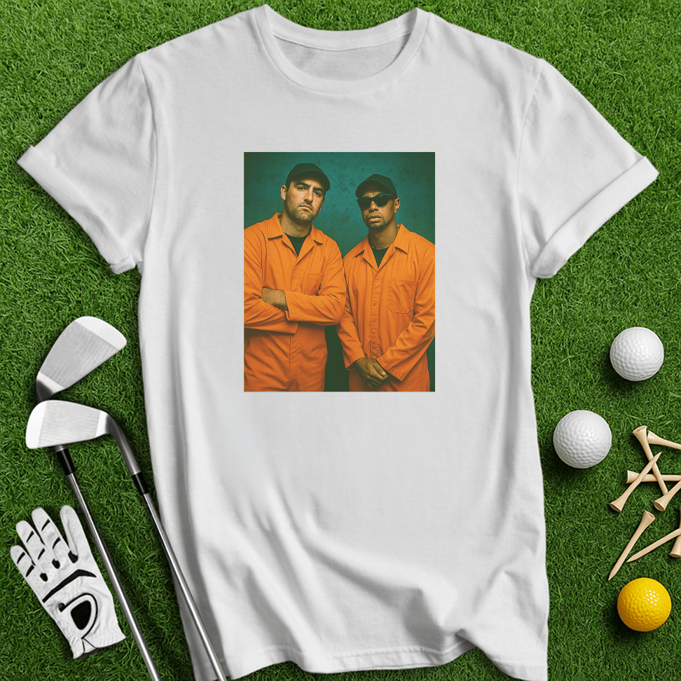 Scheffler Woods Mugshot T-shirt - TeeHee Golf Gear