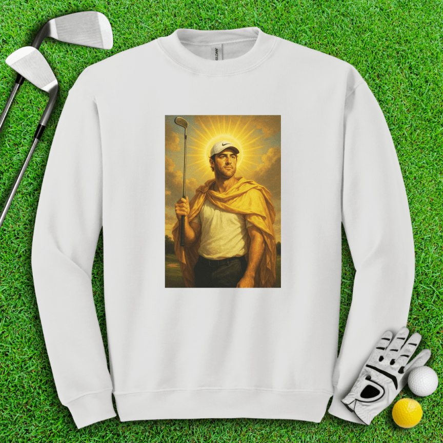 Scottie Scheffler God Crewneck - TeeHee Golf Gear