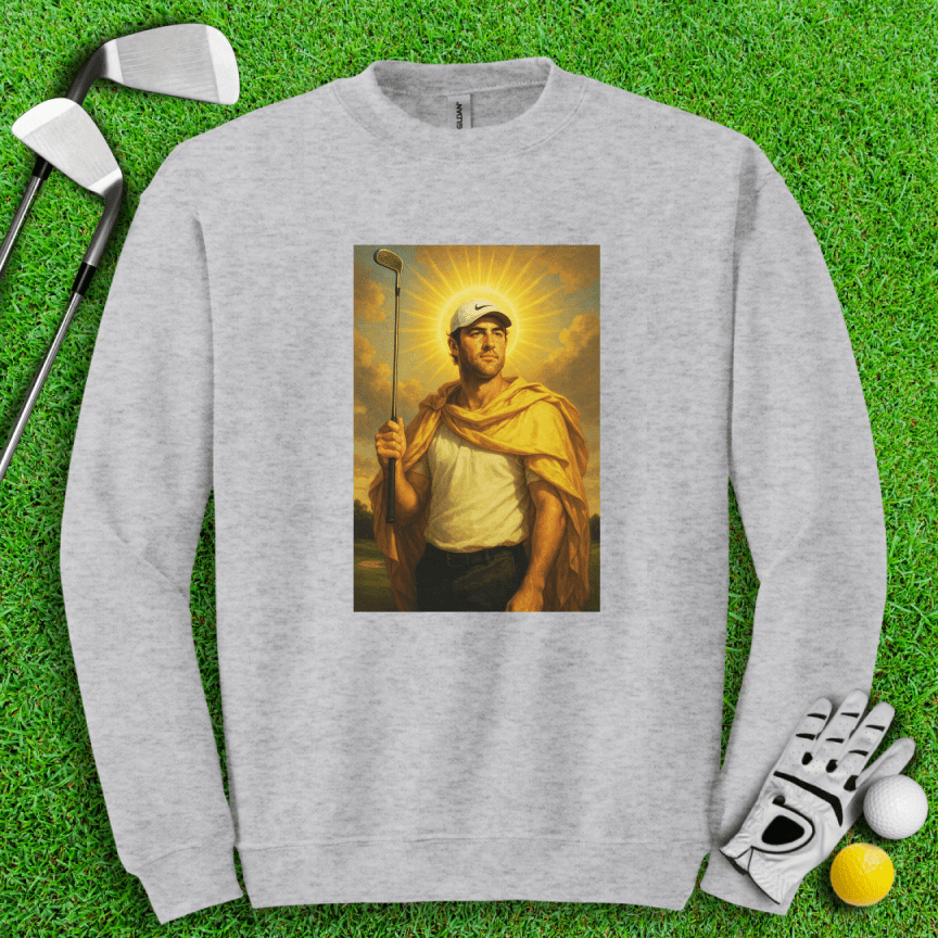 Scottie Scheffler God Crewneck - TeeHee Golf Gear