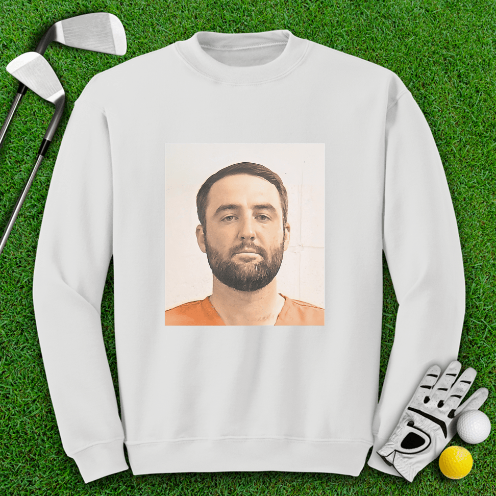 Scottie Scheffler Mugshot Crewneck - TeeHee Golf Gear