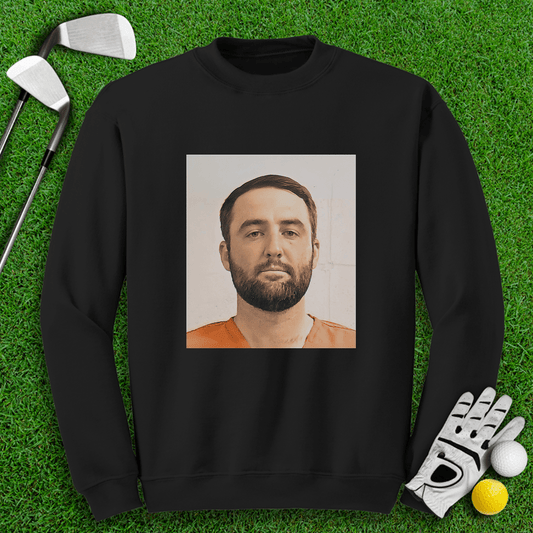 Scottie Scheffler Mugshot Crewneck - TeeHee Golf Gear