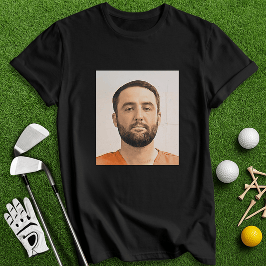 Scottie Scheffler Mugshot T-Shirt - TeeHee Golf Gear