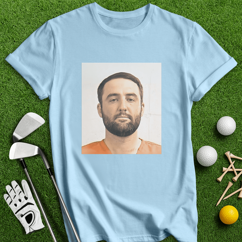 Scottie Scheffler Mugshot T-Shirt - TeeHee Golf Gear
