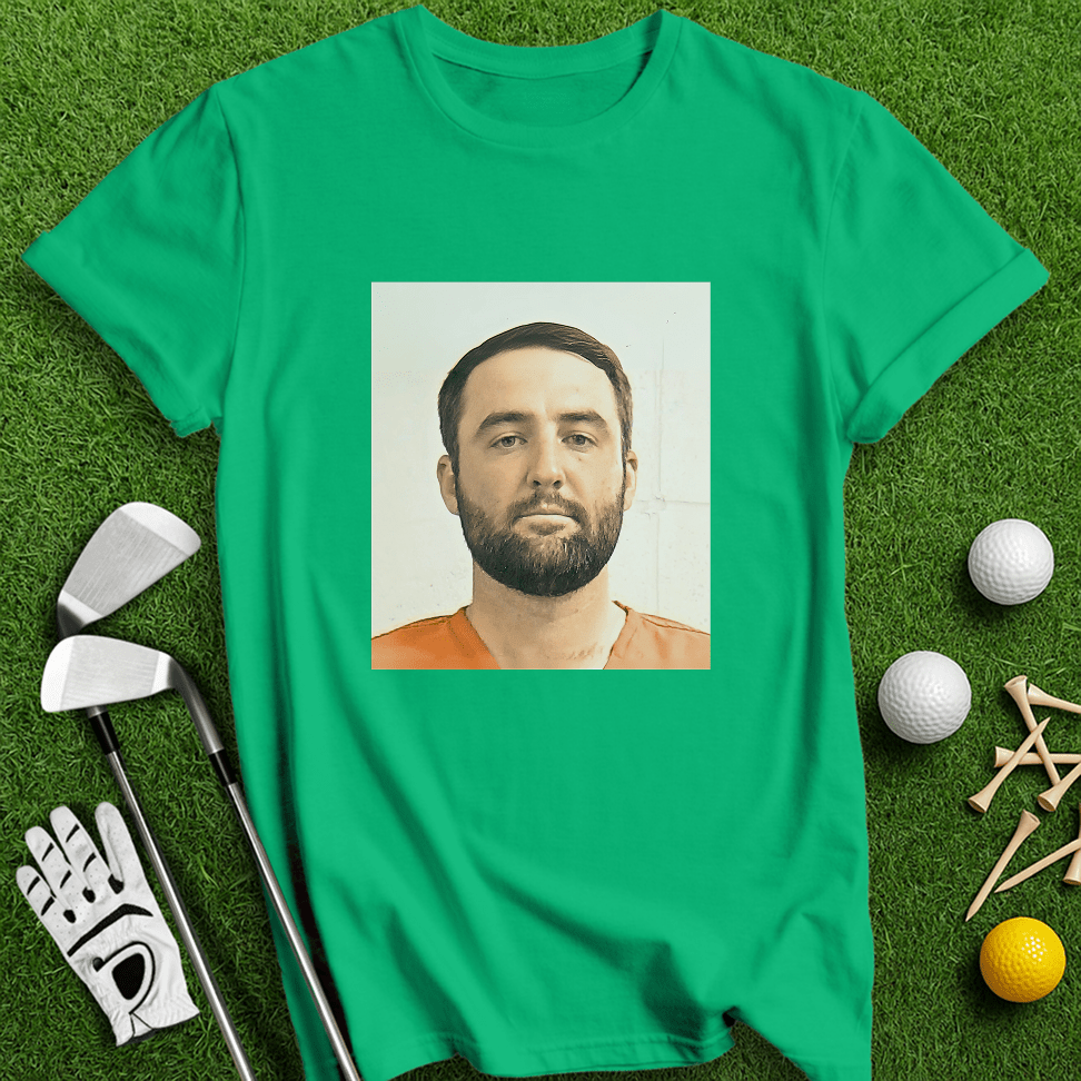 Scottie Scheffler Mugshot T-Shirt - TeeHee Golf Gear