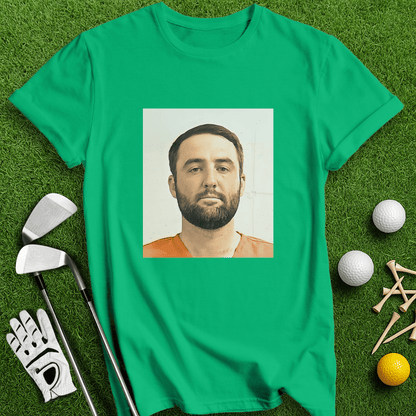 Scottie Scheffler Mugshot T-Shirt - TeeHee Golf Gear
