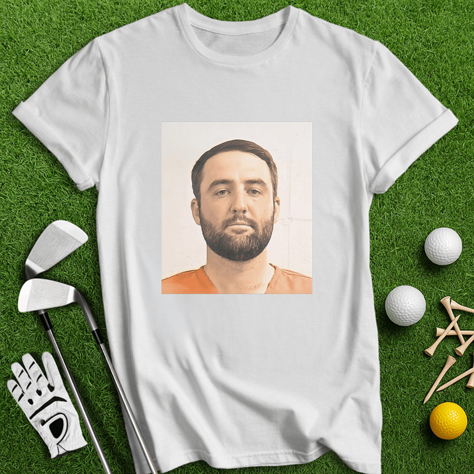 Scottie Scheffler Mugshot T-Shirt - TeeHee Golf Gear