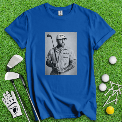 Scottie Scheffler Retro Mugshot T-shirt - TeeHee Golf Gear