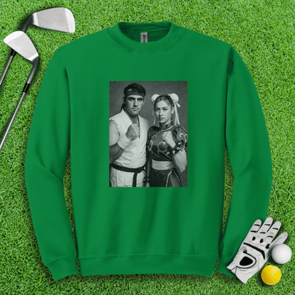 Scottie Scheffler VS. Nelly Korda Crewneck - TeeHee Golf Gear