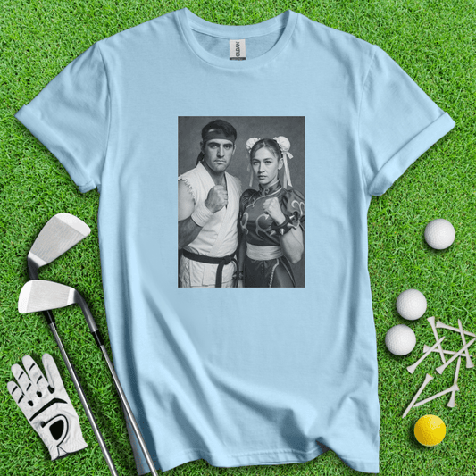Scottie Scheffler VS. Nelly Korda T-shirt - TeeHee Golf Gear