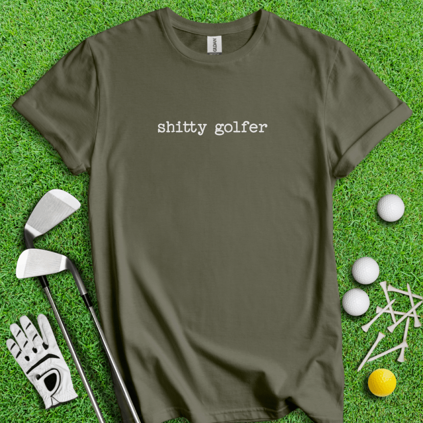 Shitty Golfer T-shirt - TeeHee Golf Gear