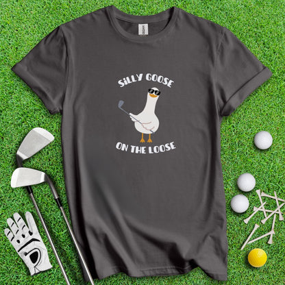 Silly Goose On The Loose Golf T-Shirt - TeeHee Golf Gear