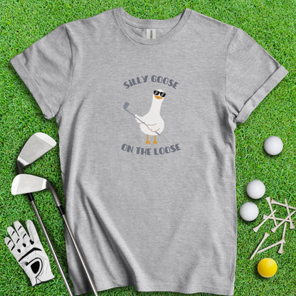 Silly Goose On The Loose Golf T-Shirt - TeeHee Golf Gear