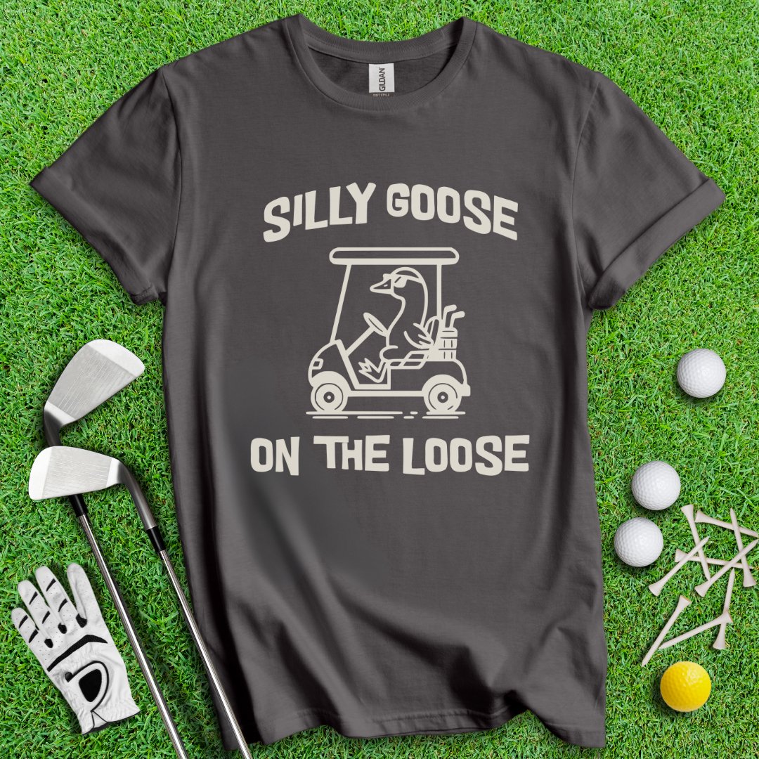 Silly Goose On the Loose T-Shirt - TeeHee Golf Gear