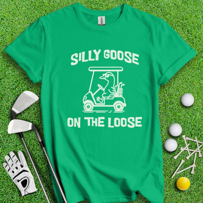 Silly Goose On the Loose T-Shirt - TeeHee Golf Gear