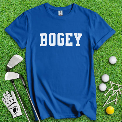 Simple Bogey Text T-shirt - TeeHee Golf Gear