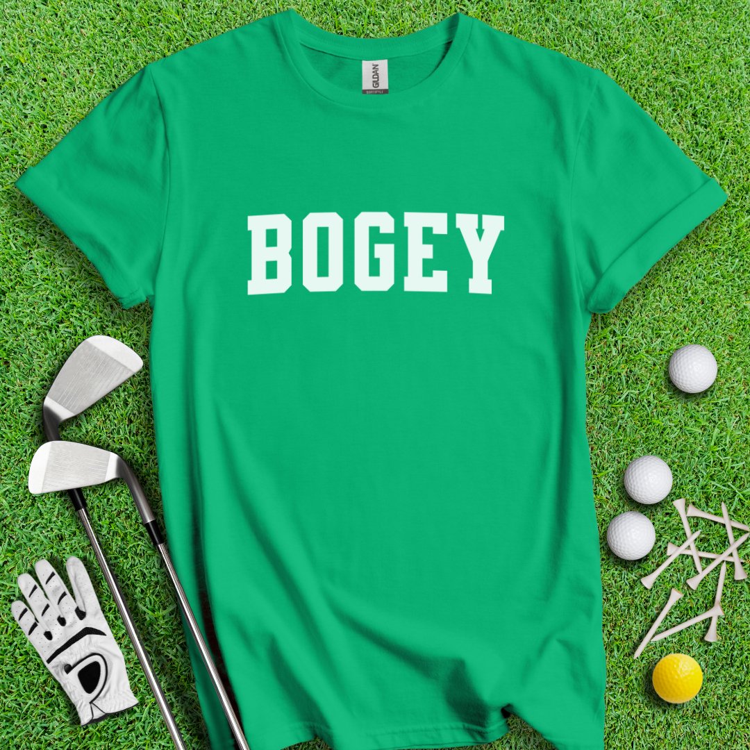 Simple Bogey Text T-shirt - TeeHee Golf Gear