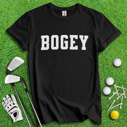 Simple Bogey Text T-shirt - TeeHee Golf Gear