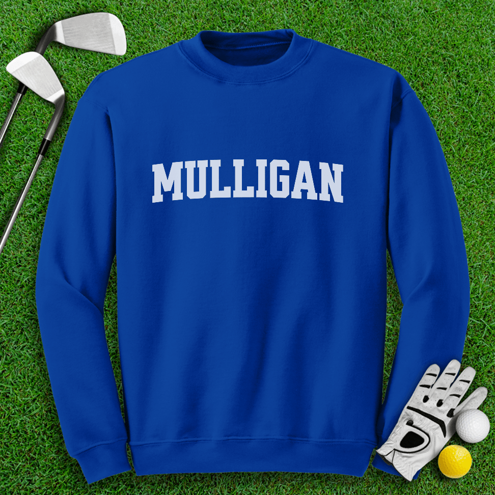 Simple Mulligan Text Crewneck - TeeHee Golf Gear