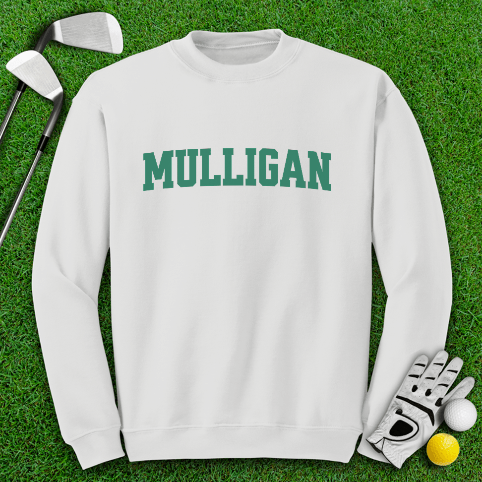 Simple Mulligan Text Crewneck - TeeHee Golf Gear