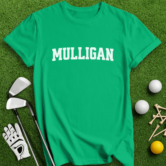Simple Mulligan Text T-shirt - TeeHee Golf Gear