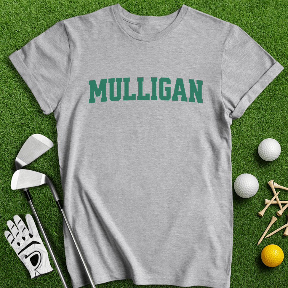 Simple Mulligan Text T-shirt - TeeHee Golf Gear