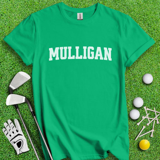 Simple Mulligan Text T-shirt - TeeHee Golf Gear